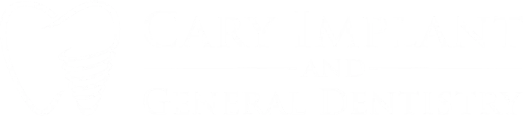 Cary Implant and General Dentistry white logo